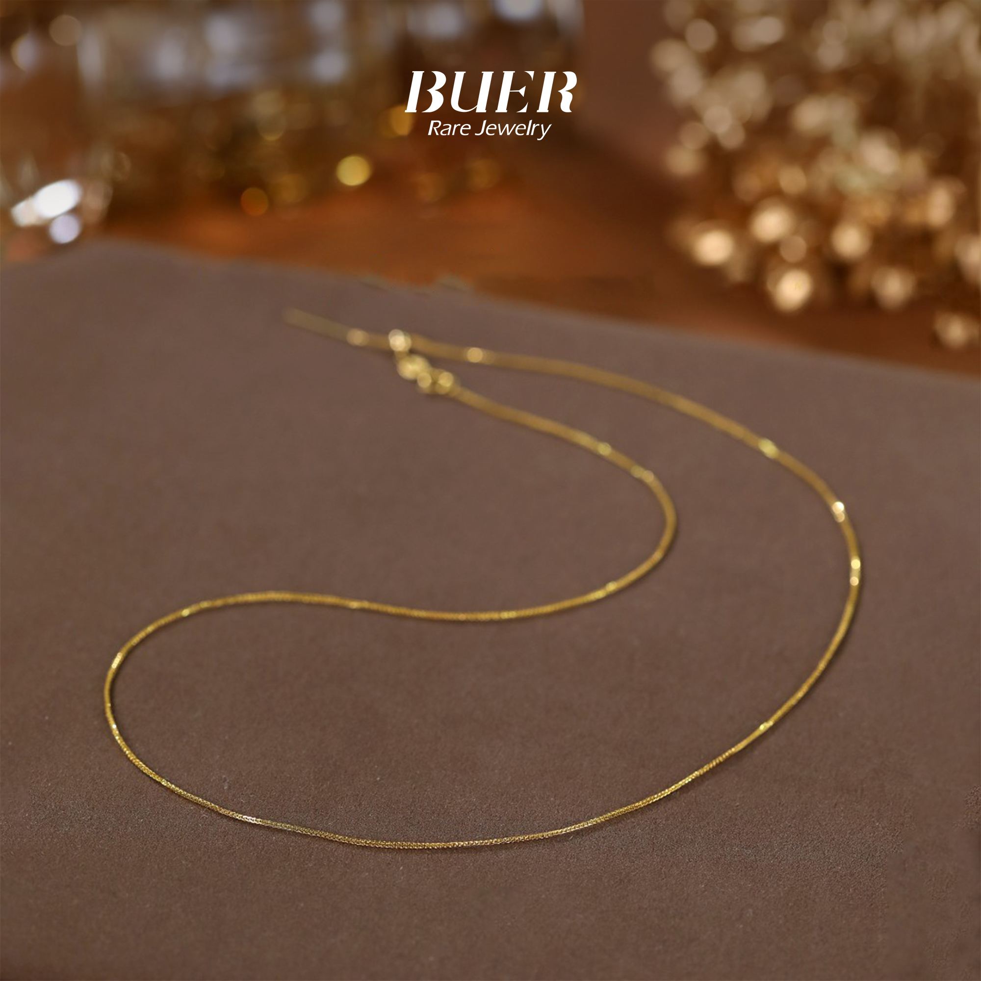 【不二】18K金肖邦链素款项链