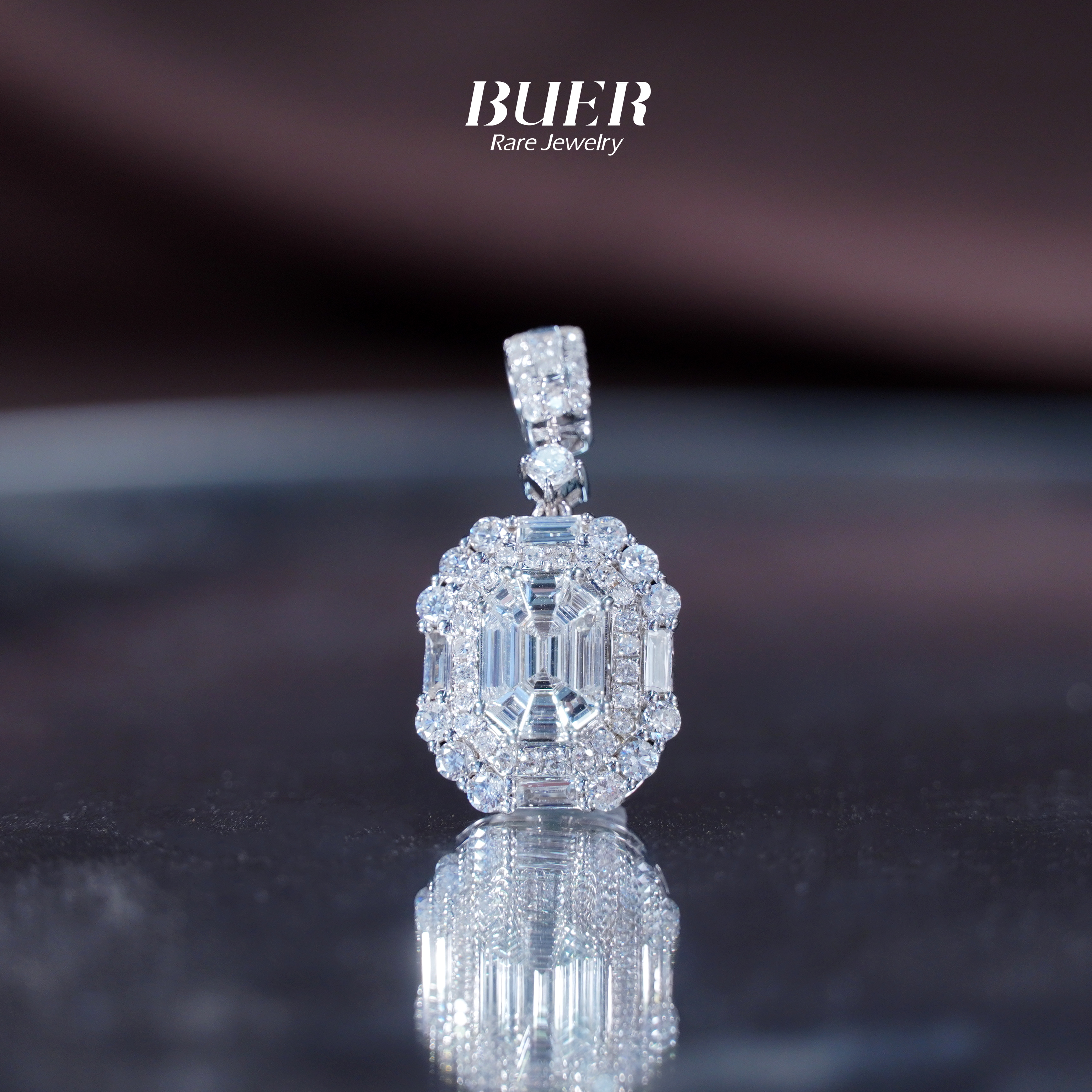 【不二】钻石18k金项链吊坠