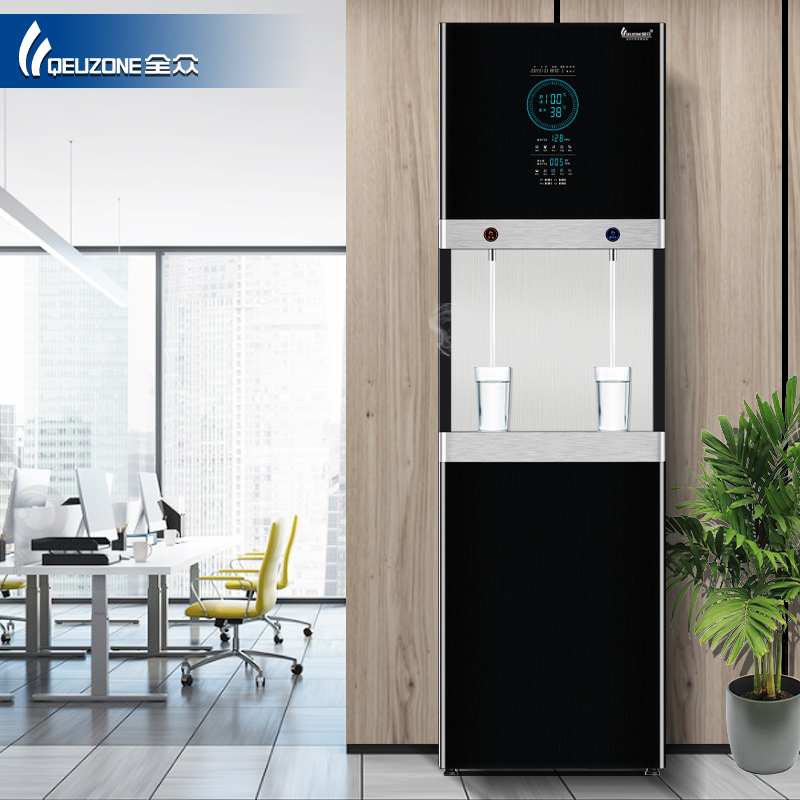QEUZONE/全众商用直饮机不锈钢大型立式饮水机工厂学校医院开水器