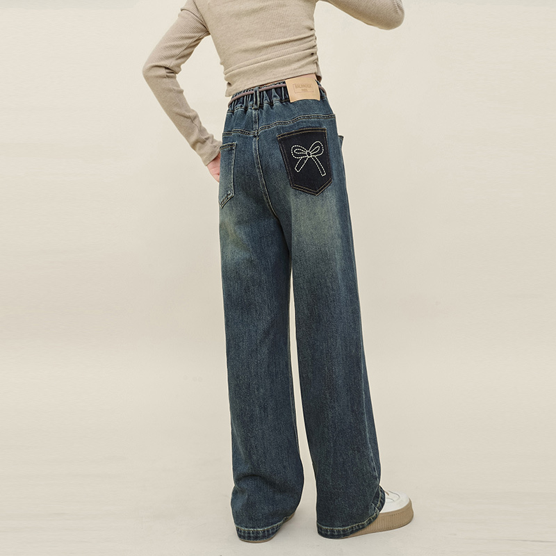 《童装品牌断码清仓直播》女童秋季牛仔裤24662