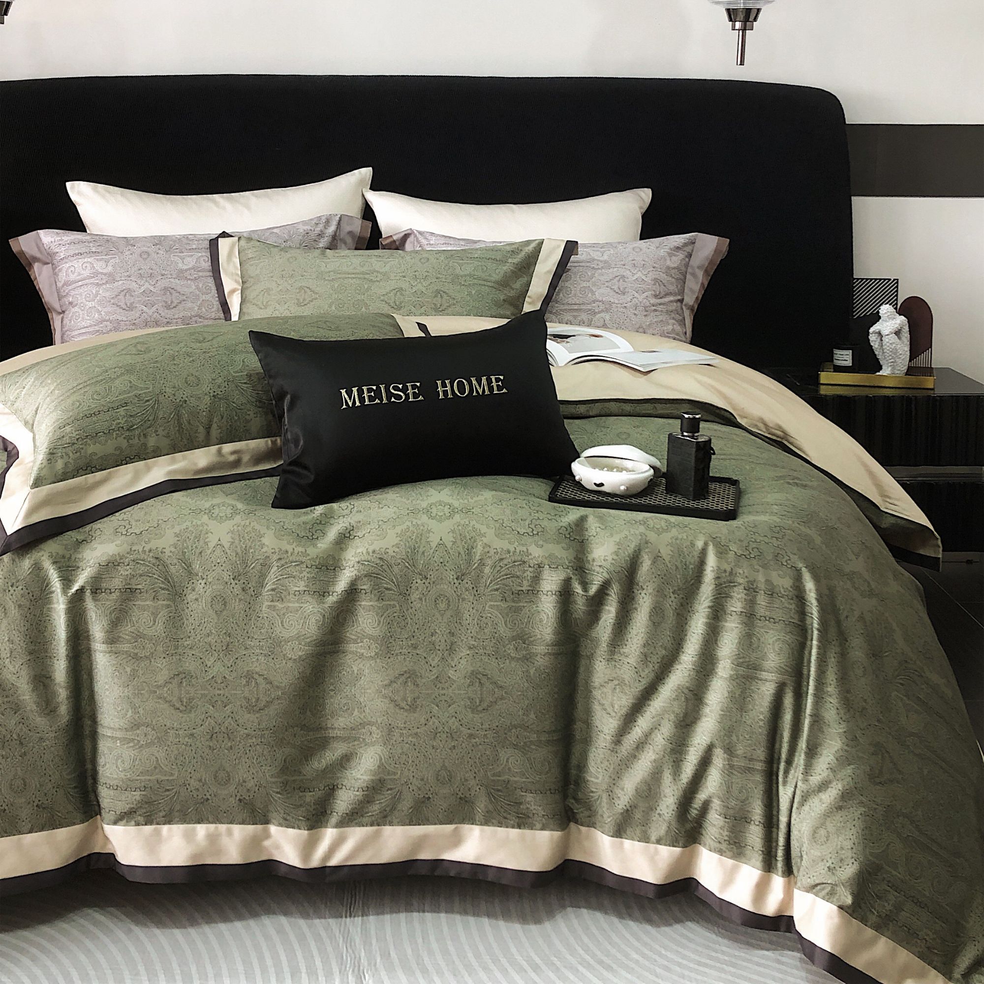 欧式经典【巴洛克】简欧轻奢/进口匹马棉高支四件套/四季床品设计师