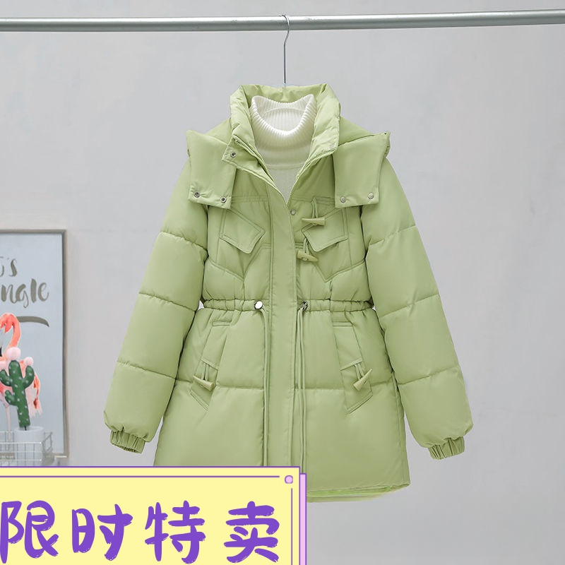 鸭鸭羽绒服女中长款2023新款冬季爆款羽绒服服韩版时尚宽松洋气羽