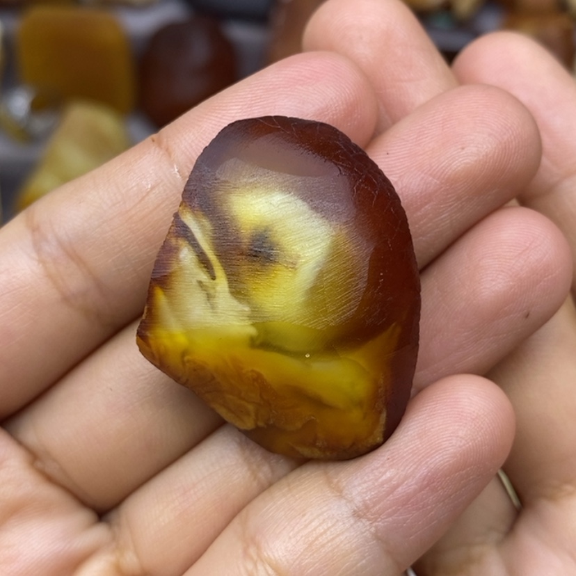 【闪购商品】定制琥珀未镶嵌爱****人