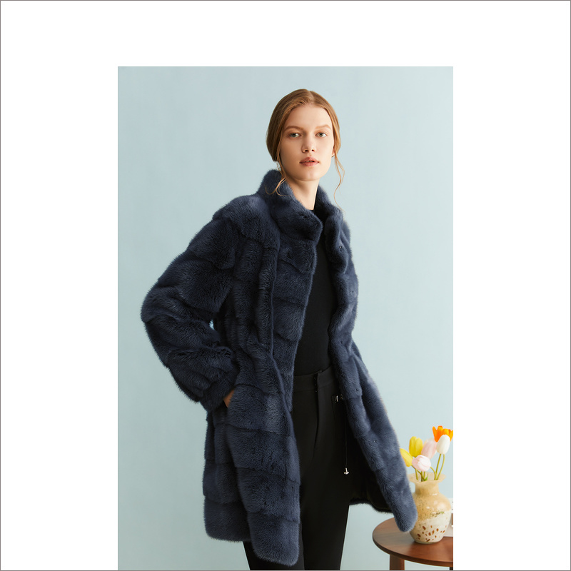 YINER音儿专选女装冬季新款保暖洋气衣服女水貂皮草8C63509516