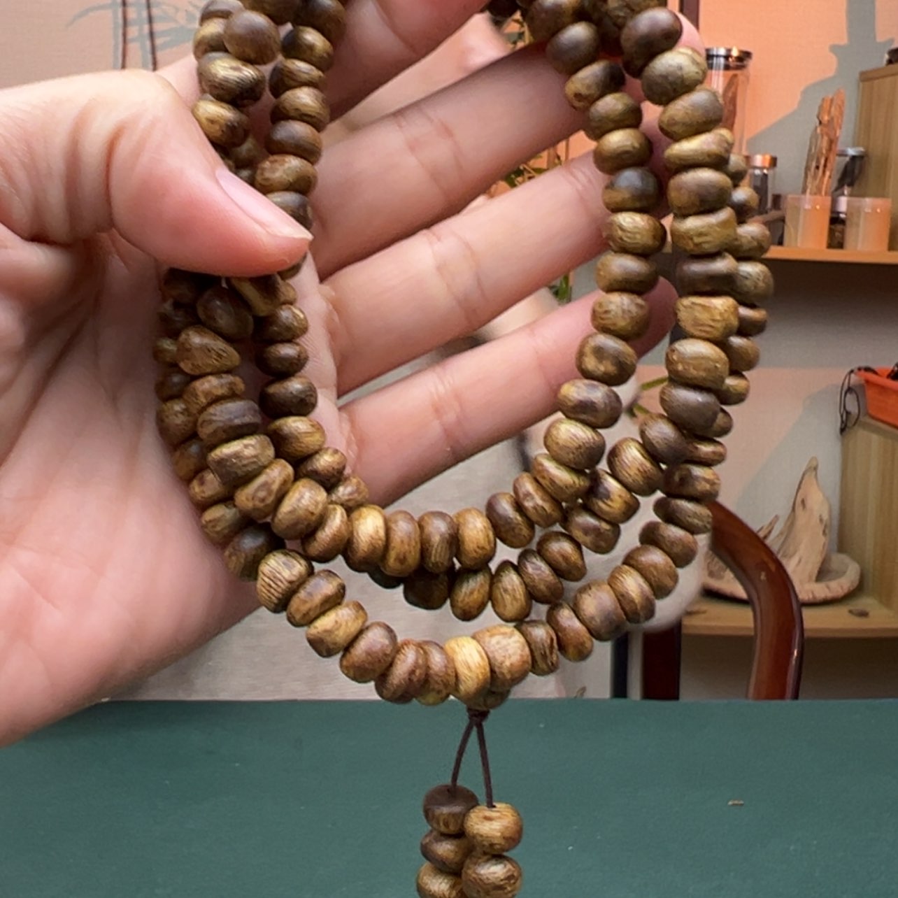 【闪购商品】沉香手串白奇楠天然虫漏多样性发货一条