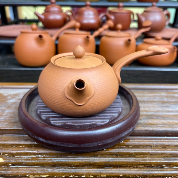 鸡蛋黄（急须侧把壶）潮州手拉壶原矿本土急须鸡蛋黄110cc-120cc