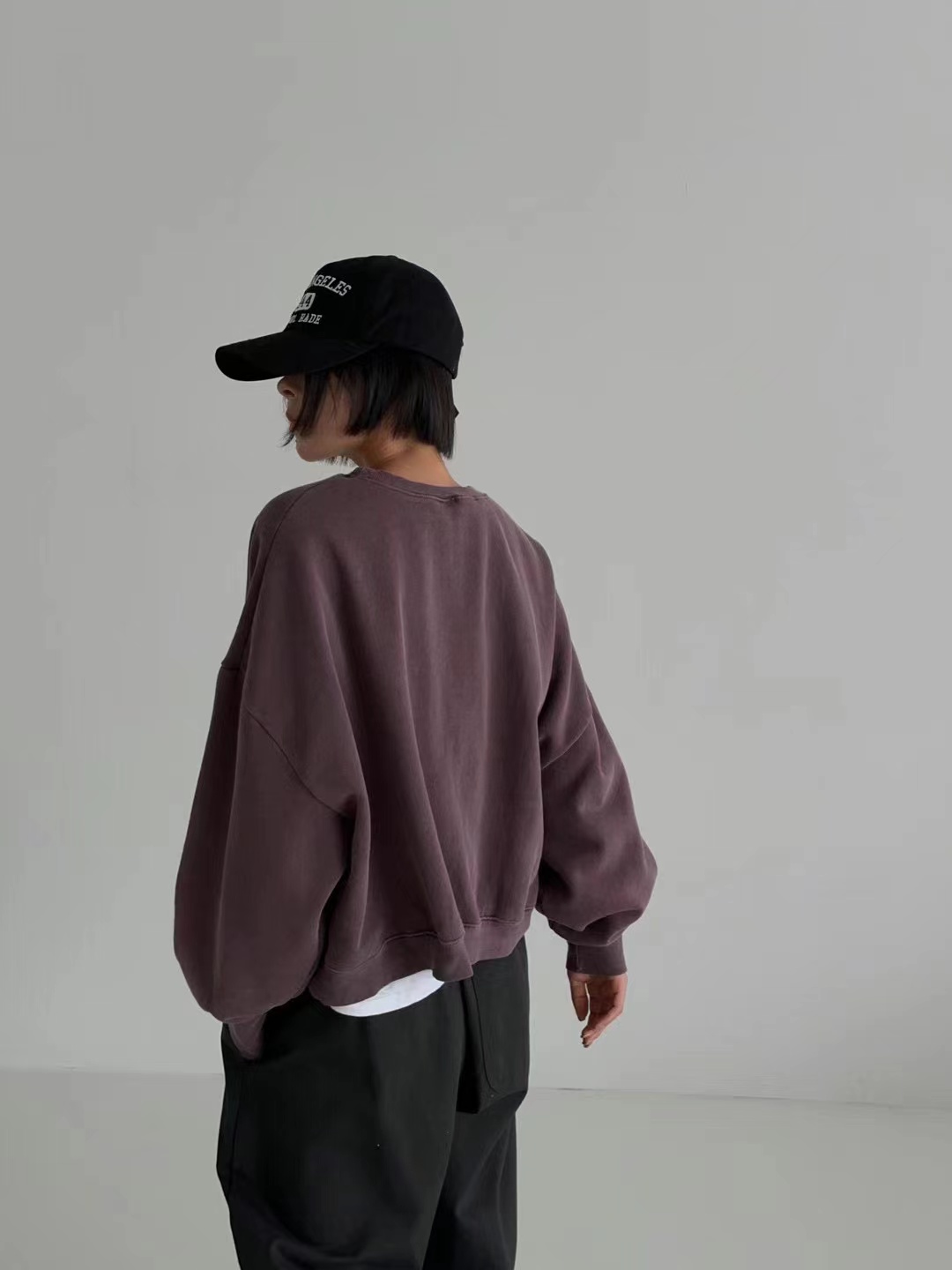 圈圈棉带帽上衣连帽秋季宽松男女款秋冬卫衣no退no换