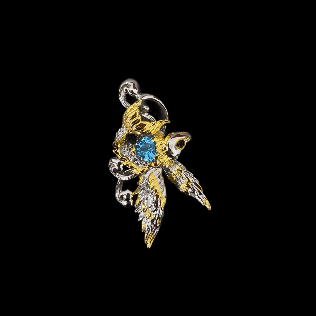 吊坠925银 F5315老意大利工艺纯手工制作孤品吊坠，