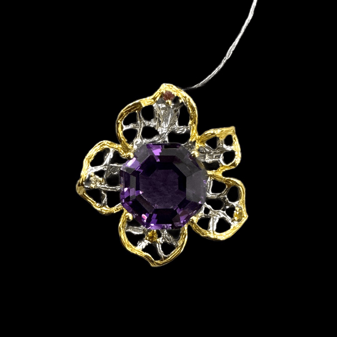 吊坠925银 F1050吊坠老意大利工艺手作孤品.