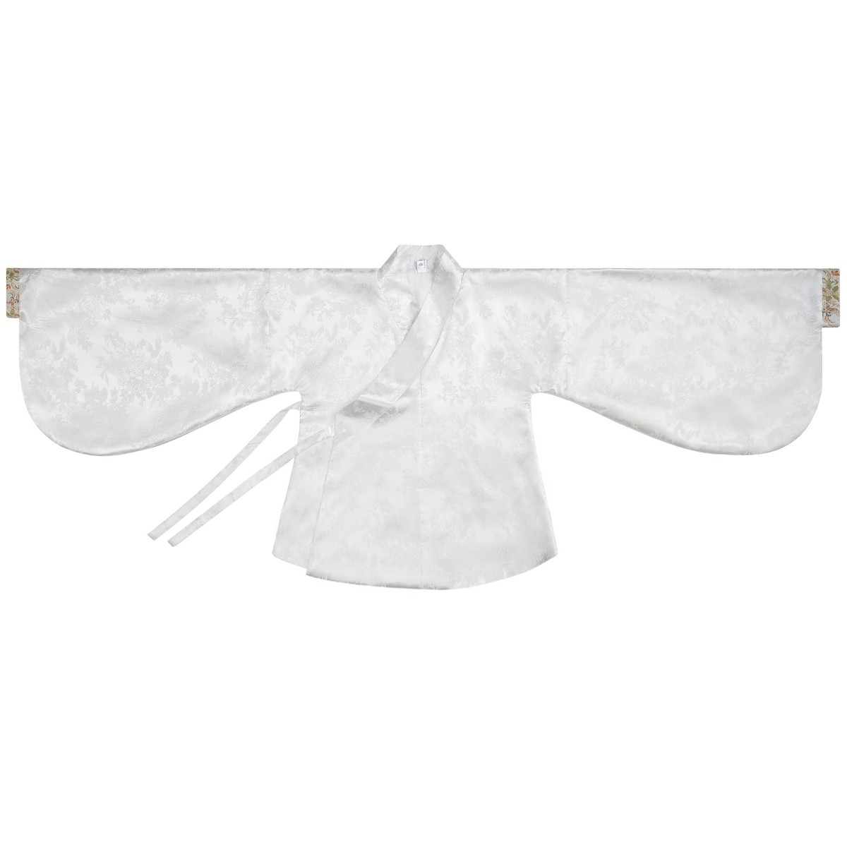 大码汉服上衣白色琵琶袖飞机袖春夏新品配马面裙针织飞机袖