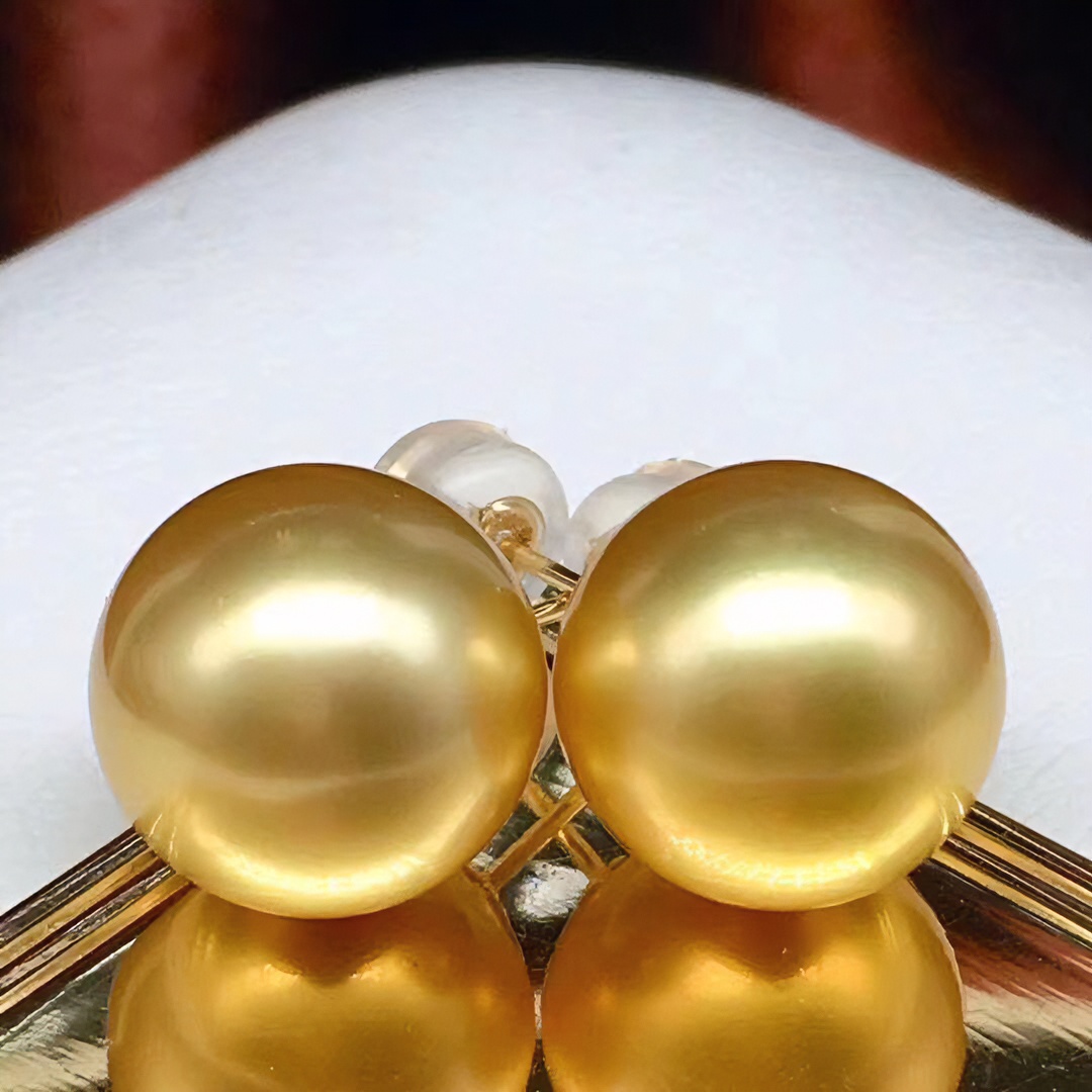  (专享)925银 耳钉 高贵、简约百搭款 潮流 金色耳钉