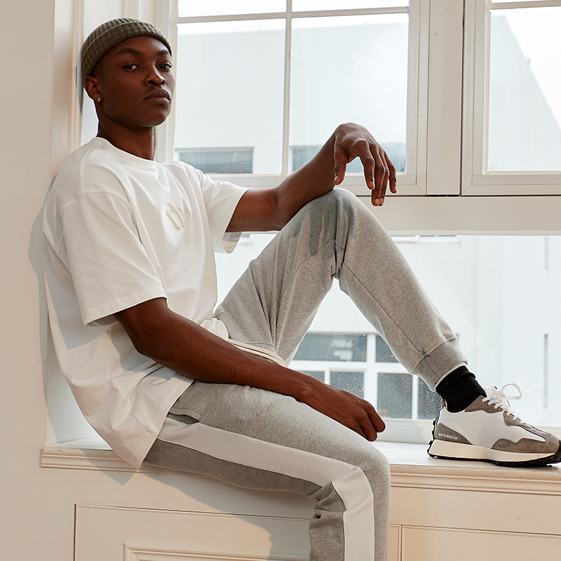 CHINISM赤尘 发泡短袖T恤男宽松简约美式夏季半袖体恤1420