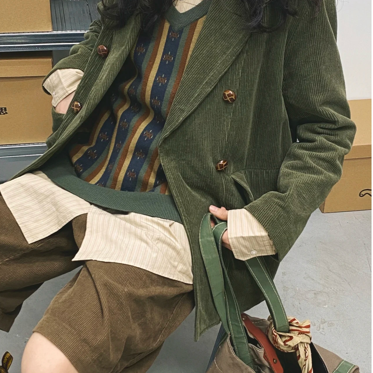 古着孤品vintage女装气质复古no退no换