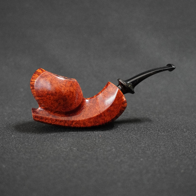 【烟语堂·匠著】手工石楠木烟斗自由式双面鼓长腿手工斗3mm烟道