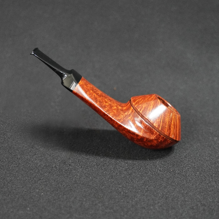 【烟语堂·匠著】手工石楠木烟斗宽尾飞碟光面大气手工烟斗