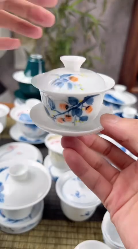 【闪购商品】陶瓷柿子2.8备三才