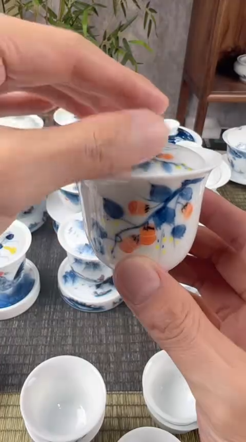 【闪购商品】陶瓷柿子美人备