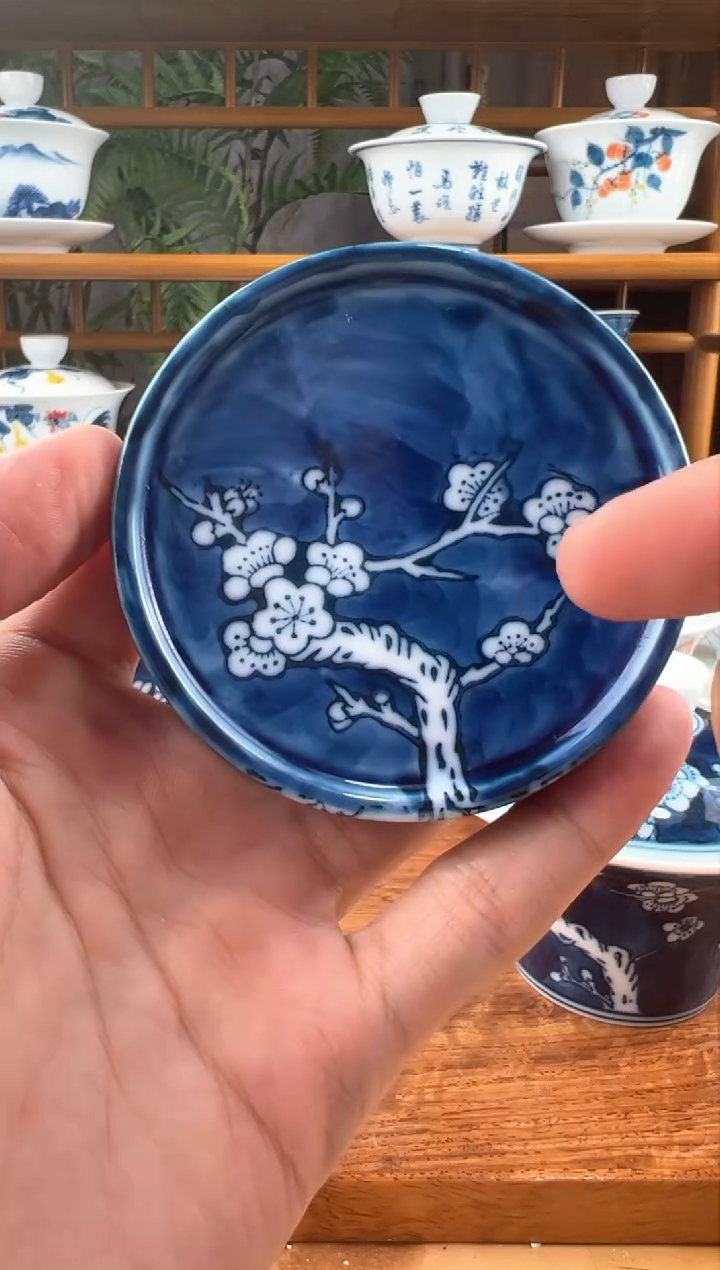 【闪购商品】冰梅手绘杯垫一个