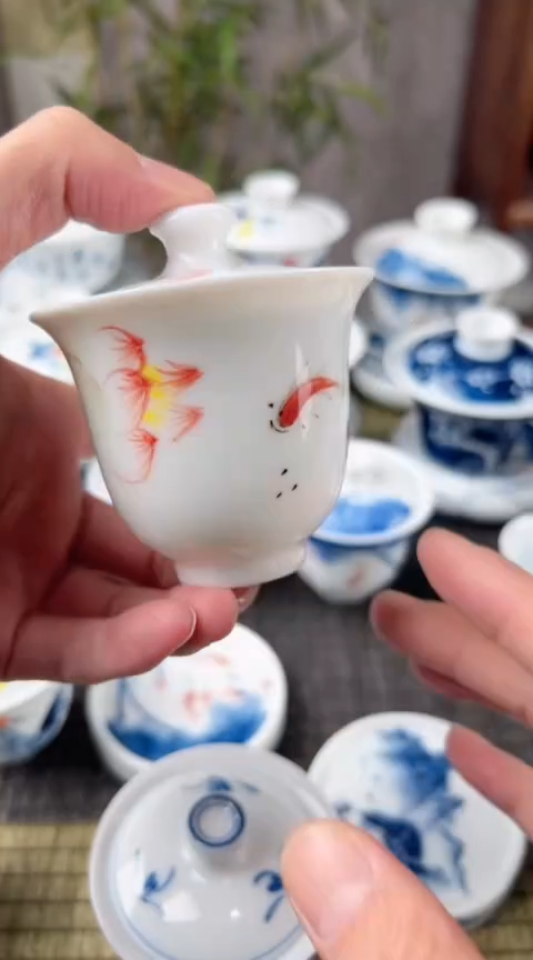 【闪购商品】陶瓷红鱼，美人备
