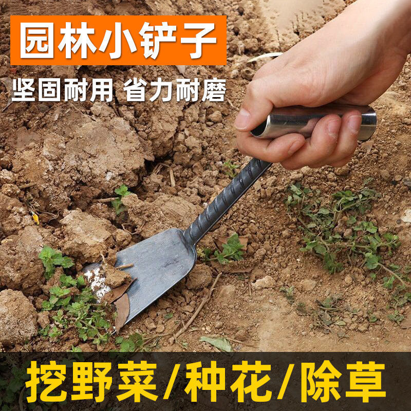 家用挖野菜小铲子挖草药种菜除草挖土菜园花园艺园林用具农用工具