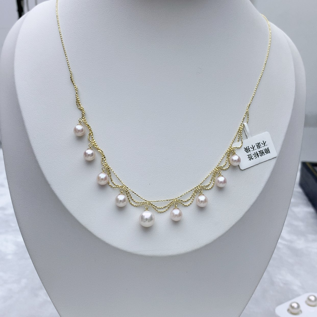 【闪购商品】海水珍珠颈饰18K金镶嵌