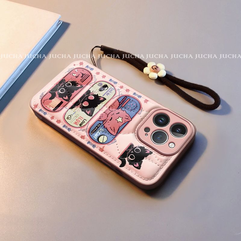 星星小猫适用苹果16promax手机壳高级感小众iphone15卡通14高端13