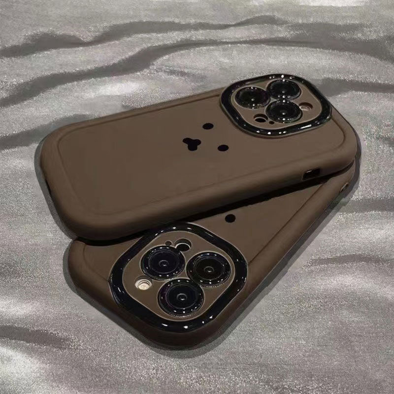 高级感简约小熊适用苹果15promax手机壳iphone14全包13/12/11/x