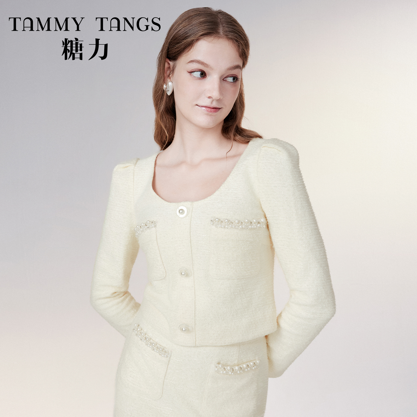 6593【CC王专属】糖力小香风针织TWRCS36593