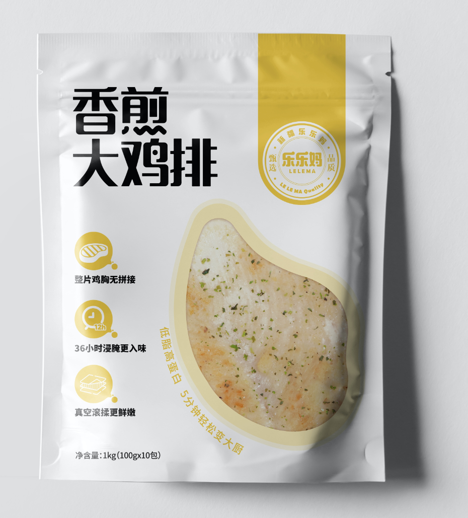 鸡排1袋（10片*100g）