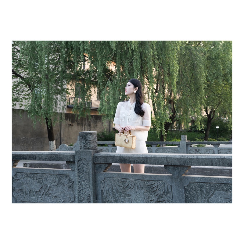 DALI PLUS中国风 重工系列 米色薄款气质 新中式外套套装-23Q17