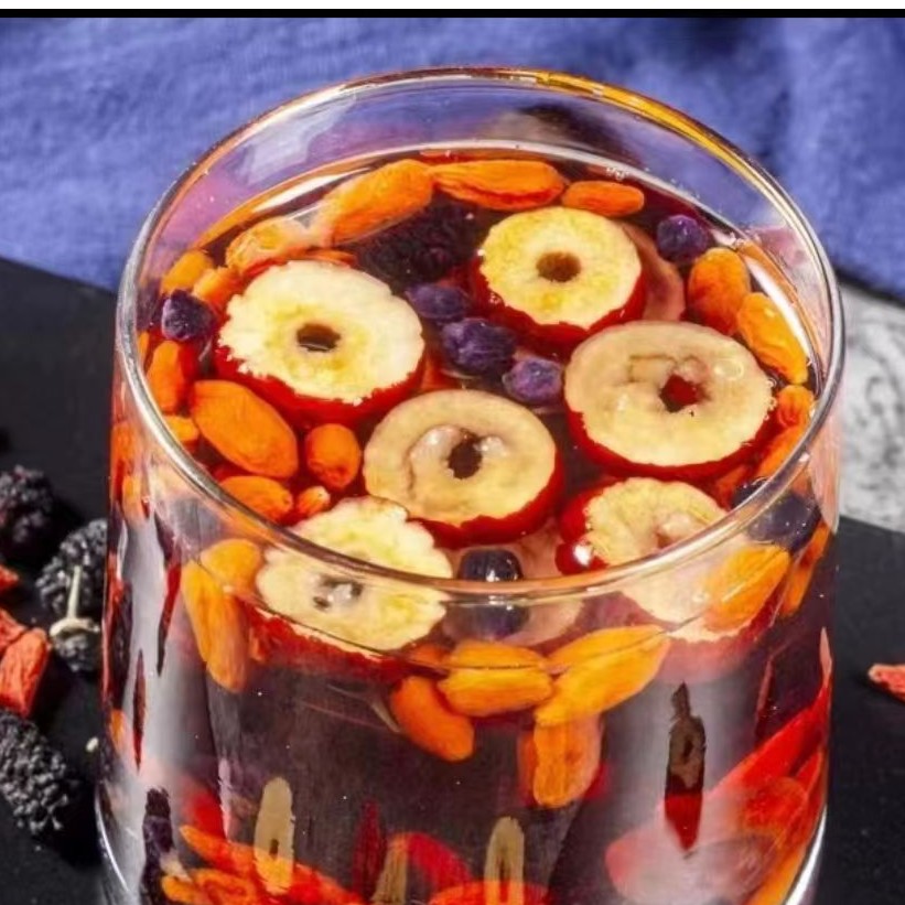 红枣干人参干桑葚枸杞秋冬上班熬夜茶组合茶网红茶男女熬夜茶