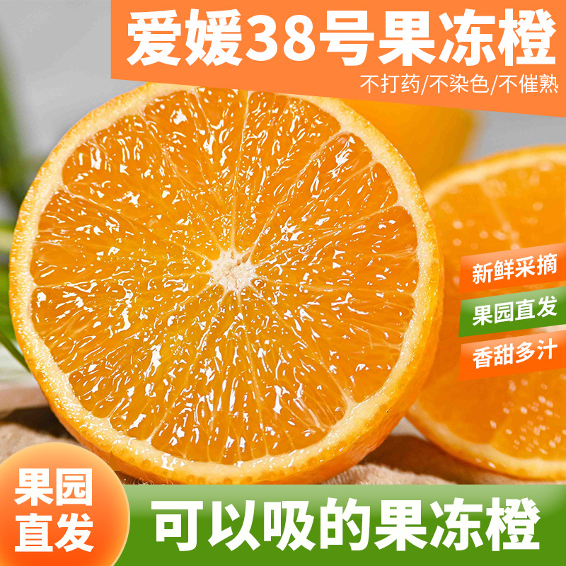 【与辉同行东方甄选】四川眉山爱媛38号果冻橙5/8斤装水果应季现摘