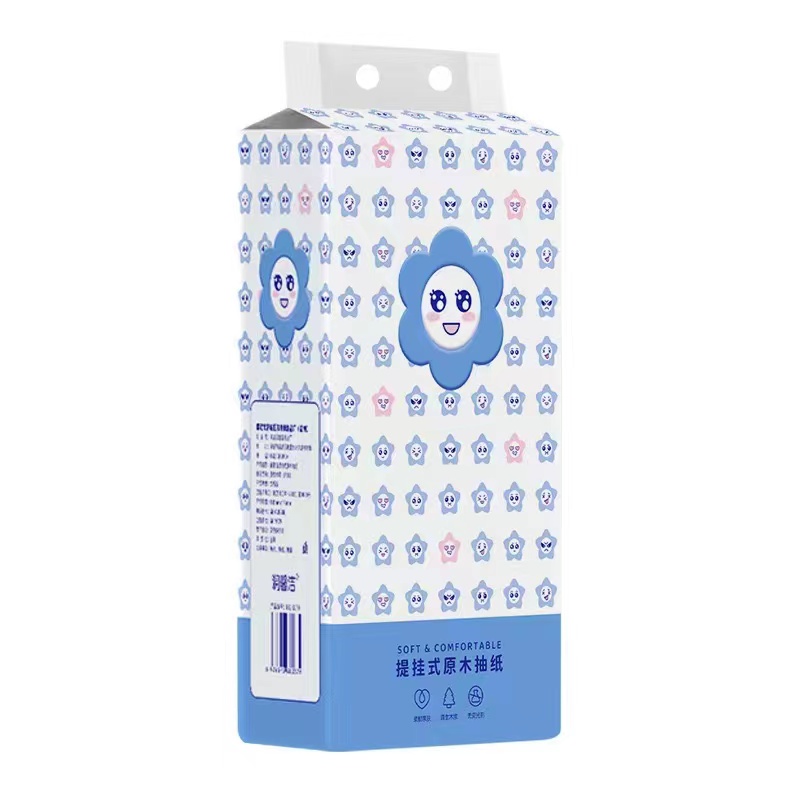 2.1包邮一大包挂式抽纸 250抽共1000张/提
