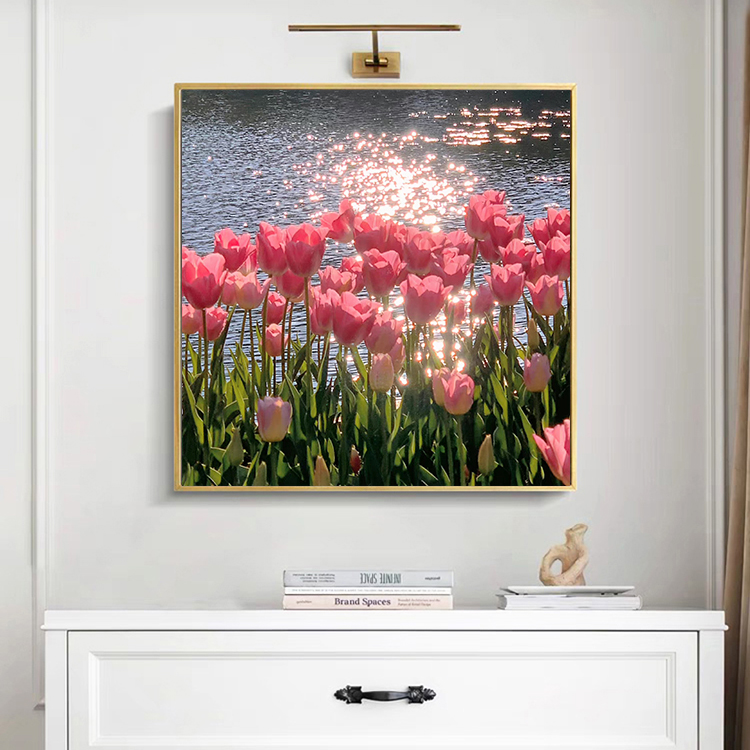 满钻全贴向日葵郁金香熏衣草花海钻石画手工贴钻新手现代简约