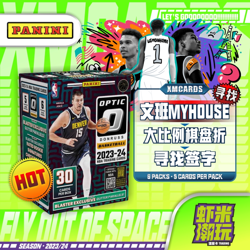 23-24 NBA 帕尼尼 Optic 篮球球星卡 寻找文班 手雷