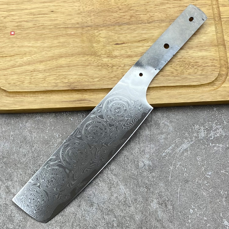 大马士革钢日式菜刀锋利菜刀切肉刀厨师专用切片刀家用菜刀厨房刀