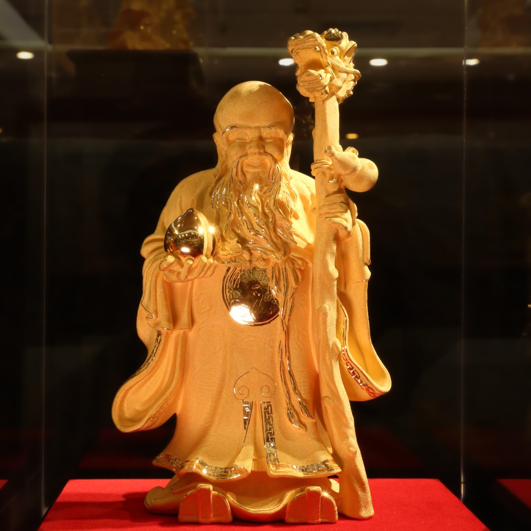 《寿星公》寿星公家居饰品摆件  送父母长辈礼物 2401C 