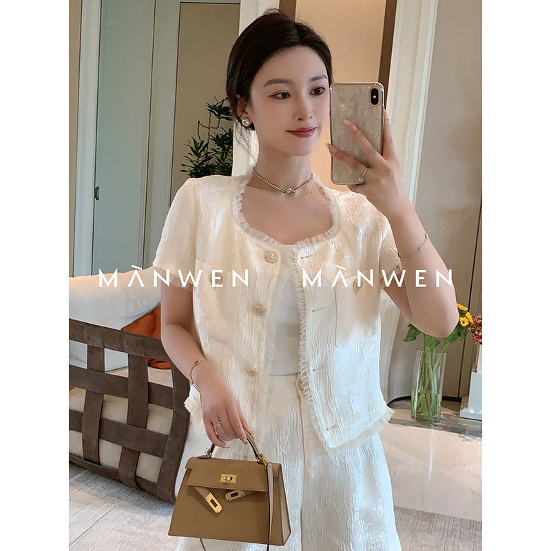 【曼文kiki】“花晨月夕”国风压花工艺 气质温柔文艺套装 MAN505