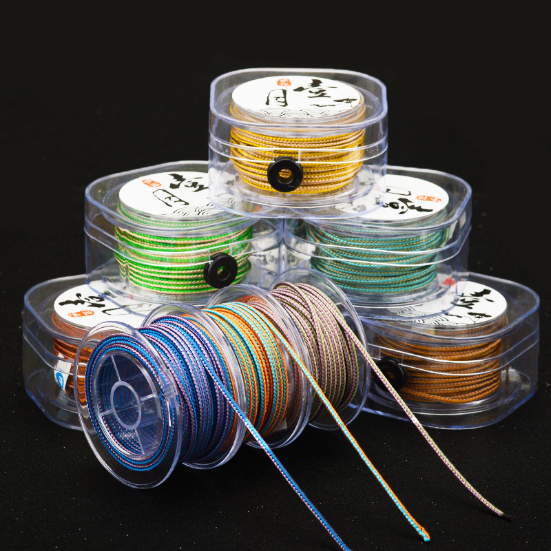 双色2.5mm高端吊坠挂绳千里江山如意项链绳编织手工diy手链编绳线