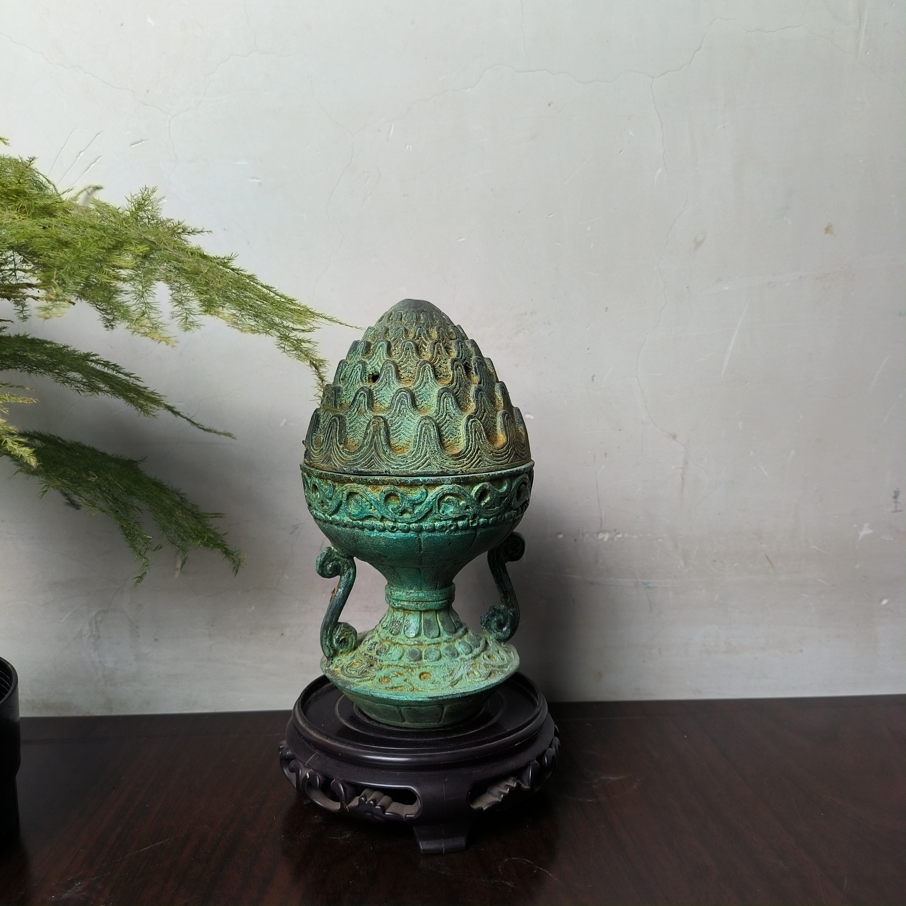 手工制作仿古青铜器工艺品薰香炉