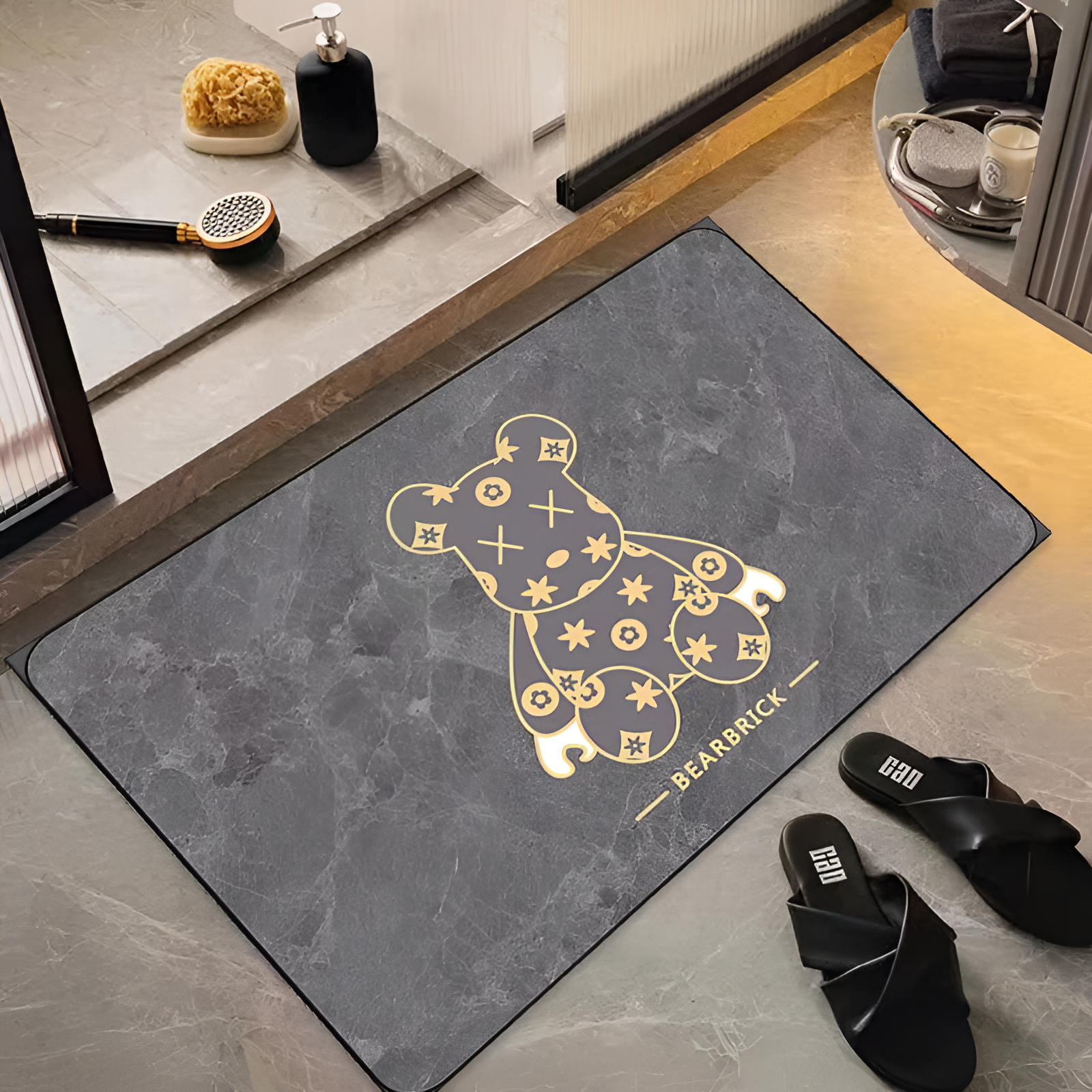 速干批发天津厂家直销防滑卧室网红直播浴室免洗可擦客厅吸水地垫