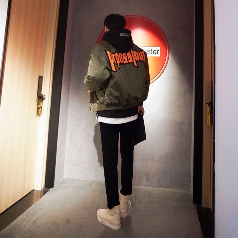 【小扬哥推荐】秋冬外套韩版飞行棉服棒球领夹克男青年加厚外套国潮