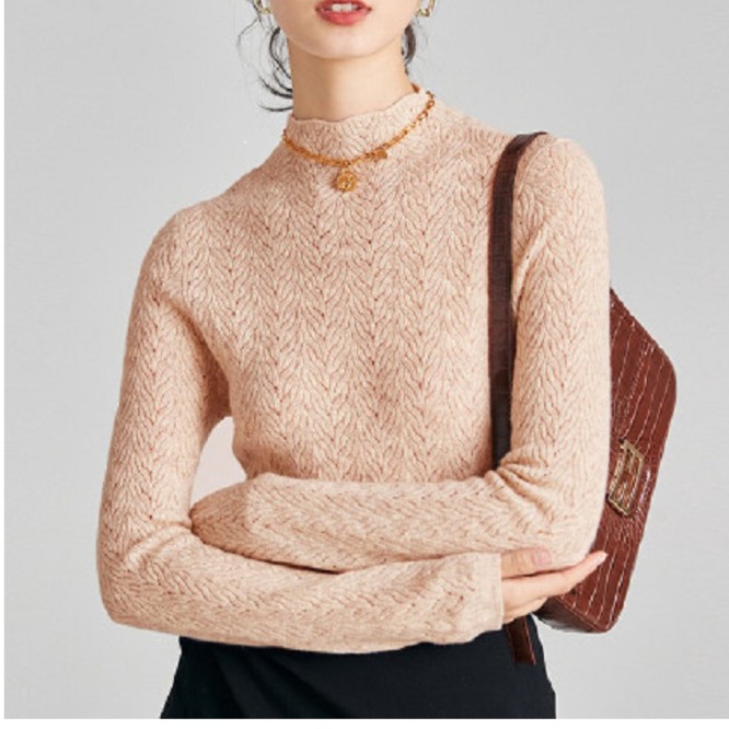 修身绵羊毛打底衫 ET21815Y-A