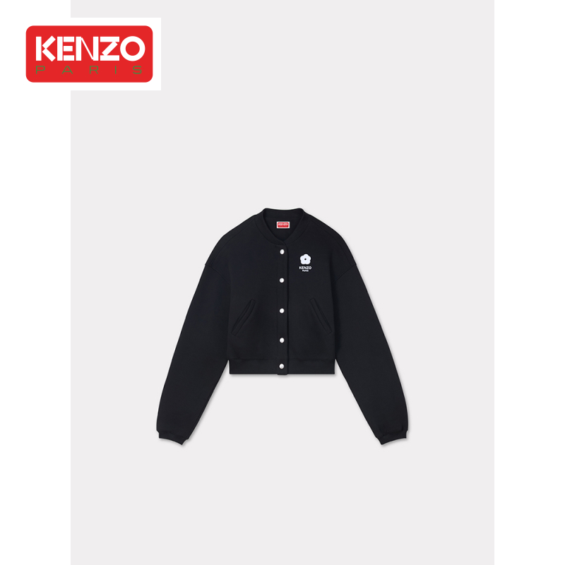 【礼遇升级】KENZO 女士海棠花BOKE 2.0休闲纽扣短上衣外套
