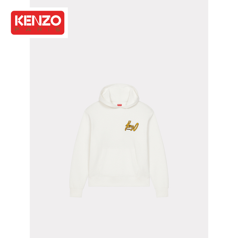 KENZO23秋冬新品男女同款休闲时尚字母LOGO连帽卫衣