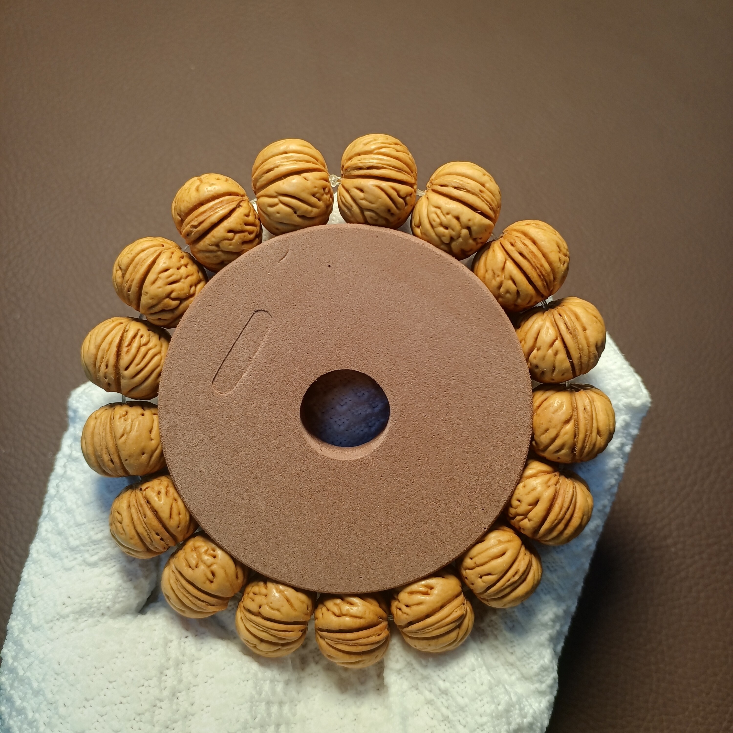 肉纹元宝小金豆桃核