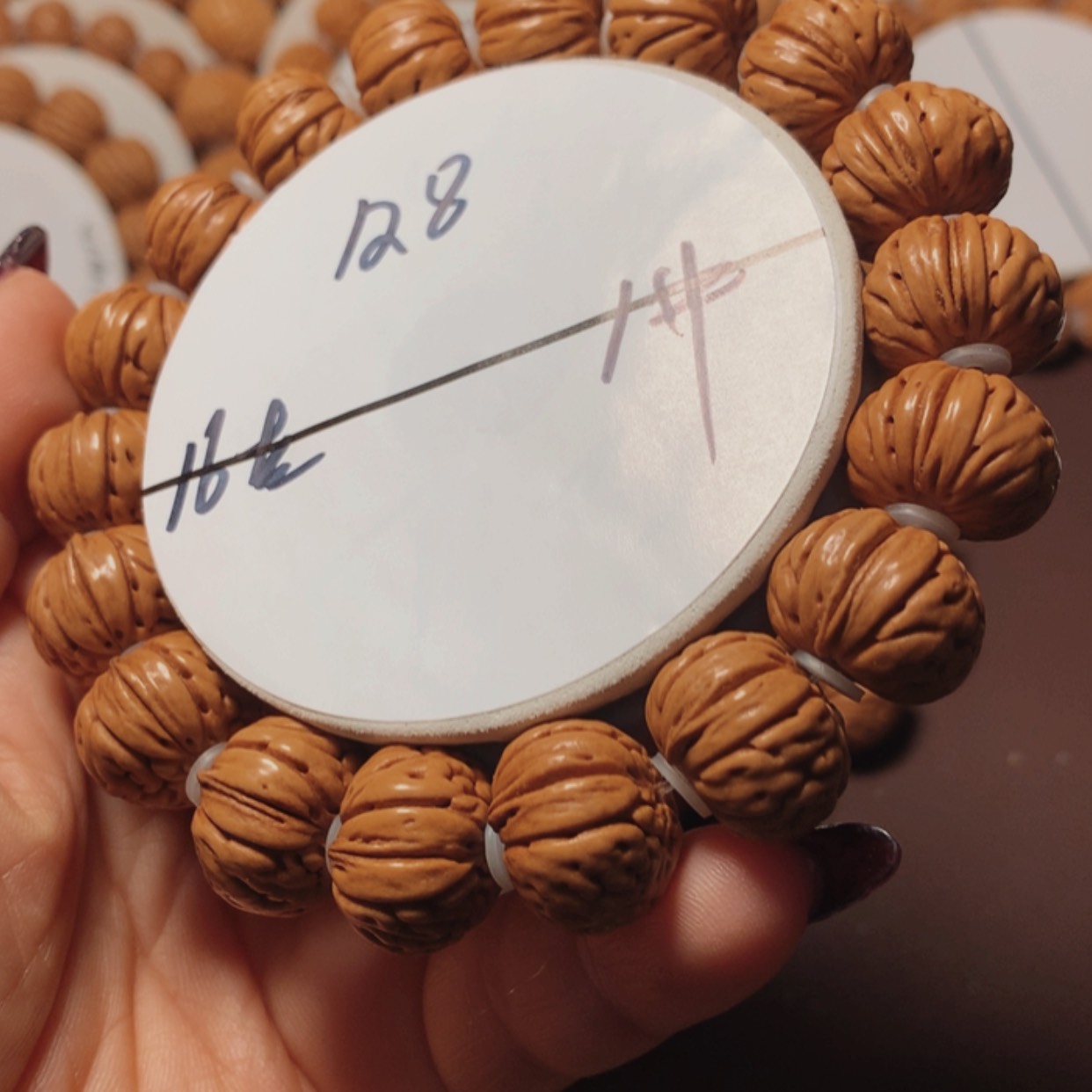 【闪购商品】桃核手串哈****吧1