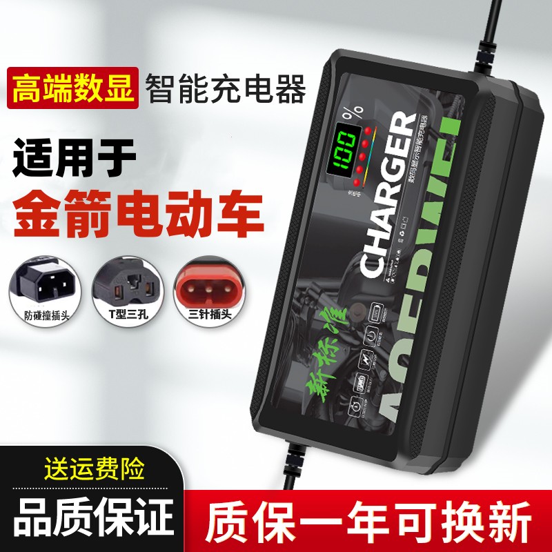 适用于金箭电动车电瓶车充电器48V12AH60V20AH72伏鑫欣隆原装