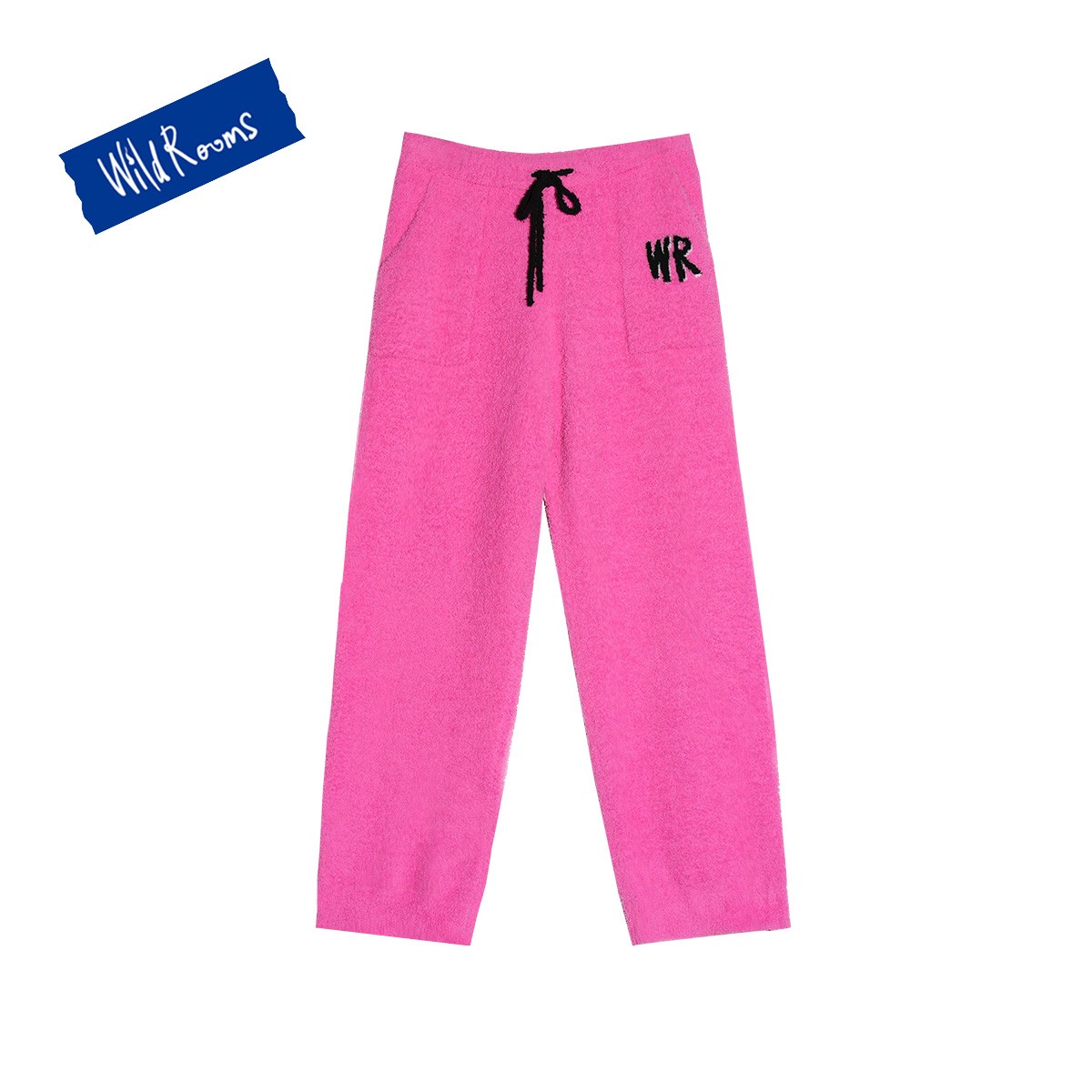 WildRooms芭比粉女欧若风时尚宽松保暖可外穿睡裤网红家居裤