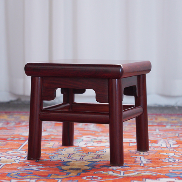 广美居巴里黄檀小板凳方凳矮凳富贵凳花枝换鞋凳
